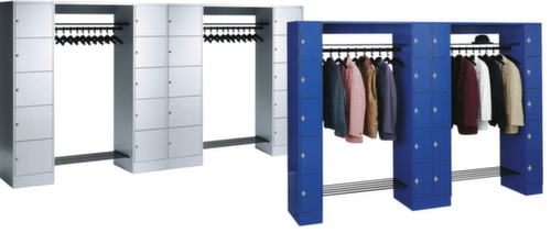 C+P Locker met kapstok Classic met 20 vakken