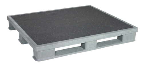 Zwaarlast-hygiënepallet, PE-regeneraat, lengte x breedte 1200 x 1000 mm