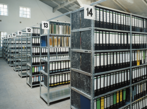 hofe Schroefstelling voor dossiers aanbouwsectie met afdeklegbord