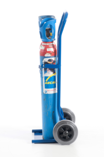 Rollcart Flessenwagen, voor 2x10 l fles, TPE-banden