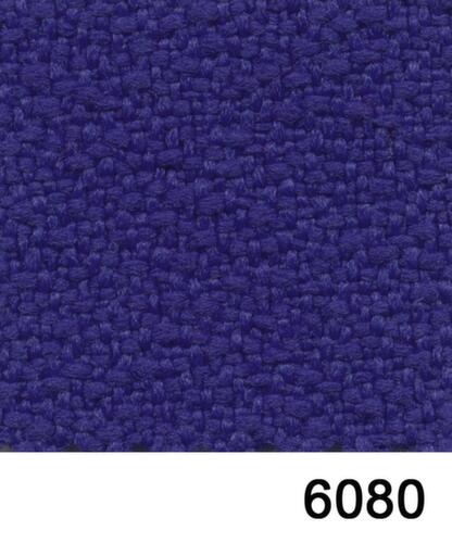 Houten kuipstoel met verchroomd 4-voetonderstel