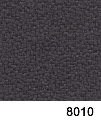 Houten kuipstoel met verchroomd 4-voetonderstel