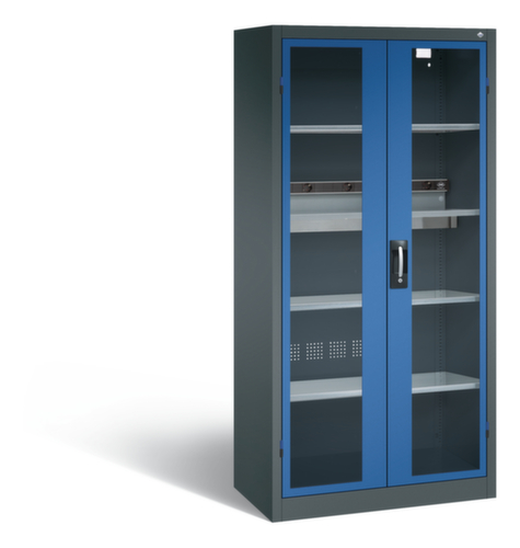 C+P Acculaadkast ERGO met legborden voor elektrische apparatuur