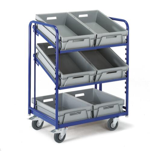 Rollcart Etagewagen voor euronorm-bak