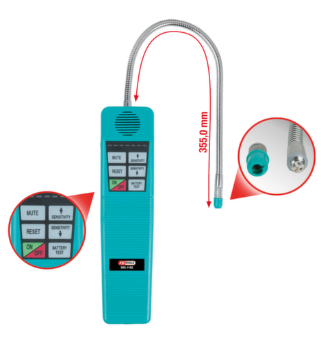 Lekdetector airconditioning