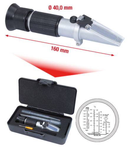 Refractometer - optische tester voor batterijvloeistof
