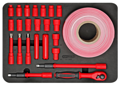 Geïsoleerde gereedschapsset voor hybride en elektrische voertuigen