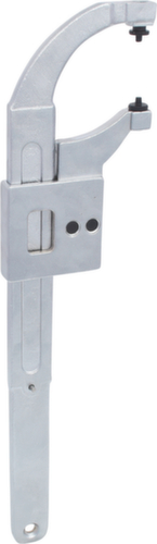 Scharnierende haaksleutel met pin