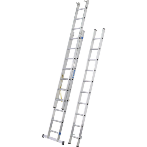 ZARGES Multifunctionele telescoopladder Skymaster DX, 3 x 8 driehoekige sporten