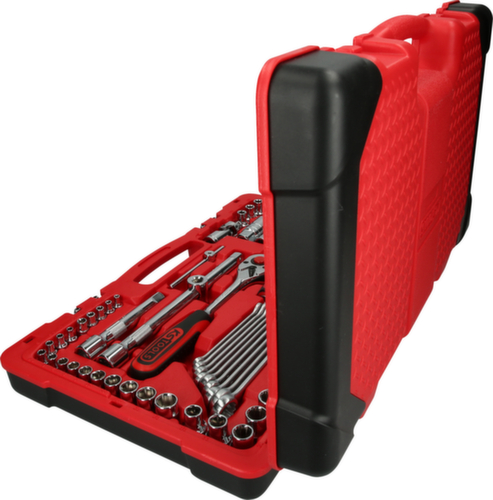 1/4"+1/2" CHROMEplus dopsleutelset