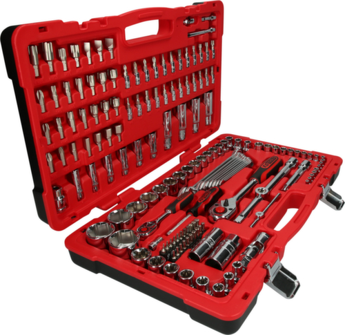 1/4"+1/2" CHROMEplus dopsleutelset