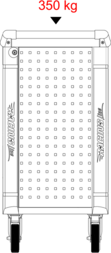 KS Tools Gereedschapswagen RACINGline, 7 lade(n)