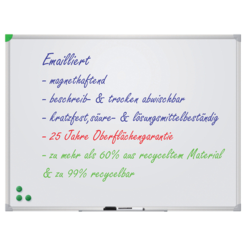 Franken Whiteboard U-Act!Line, hoogte x breedte 1200 x 1800 mm