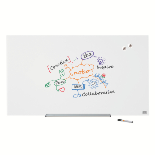 nobo Glazen magneetbord Impression Pro
