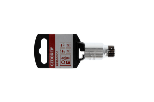GEDORE R67100006 Bitadapter 1/2 hex x 5/16 hex 38 mm