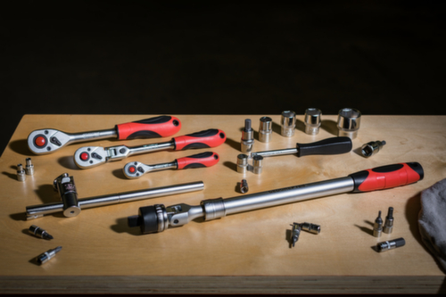 GEDORE R60000027 2K omkeerbare ratel 1/2 250 mm Omkeerhoek 5°