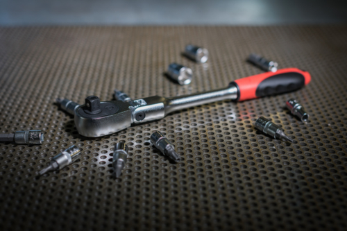 GEDORE RED R40120027 2-componenten knikarm-omkeerratel 1/4 163 mm RSW5°