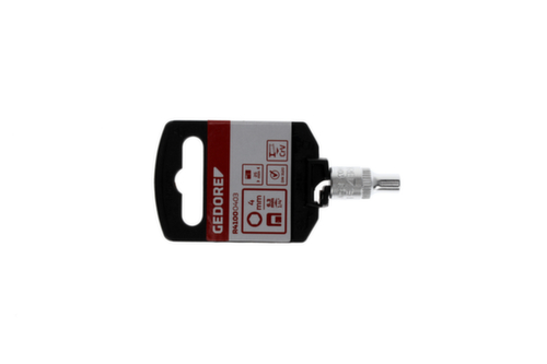 R41000403 Dop 1/4" zeskant 4 mm lengte 25 mm