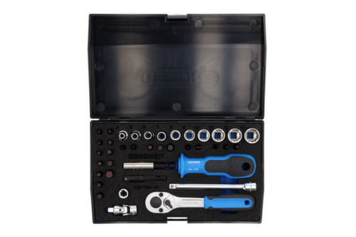 D 20 TMU-10 Dopsleutelset 1/4" 39-delig UD-IN-IS-PH-PZ-TX