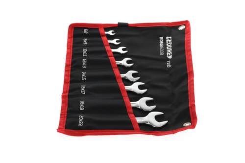 GEDORE R05126008 Dubbele steeksleutelset kort SW6-22 mm 8 stuks