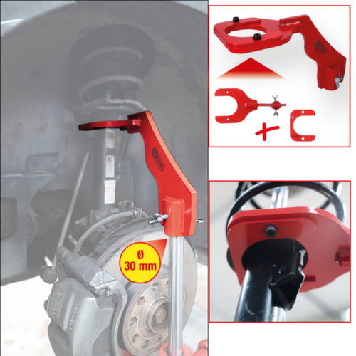 KS Tools McPherson strut support for transmission jack