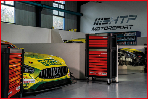 KS Tools Performanceplus workshop trolley set P15 with 399 tools for 6 drawers