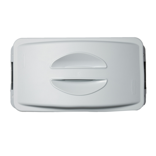 Rubbermaid Deksel Slim Jim® met greep voor afvalverzamelaar, grijs