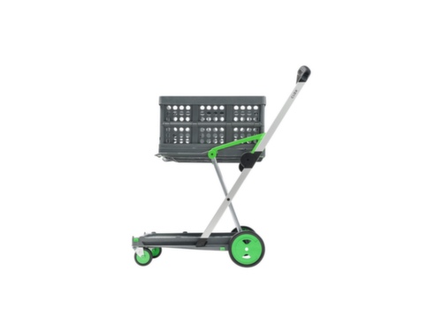 Vouwkrattrolley CLAX met vouwkrat, draagvermogen 60 kg, 2 etages