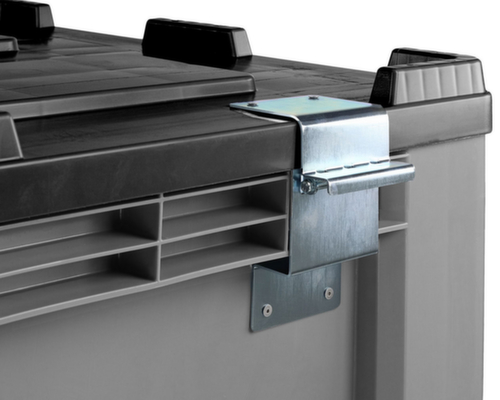 Scharnierdeksel voor container met grote capaciteit 470 l