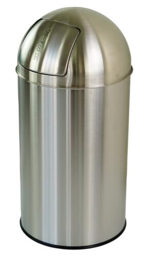 UDOBÄR RVS afvalbak, 50 l, zilverkleurig