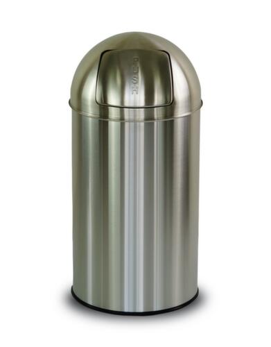 UDOBÄR RVS afvalbak, 50 l, zilverkleurig