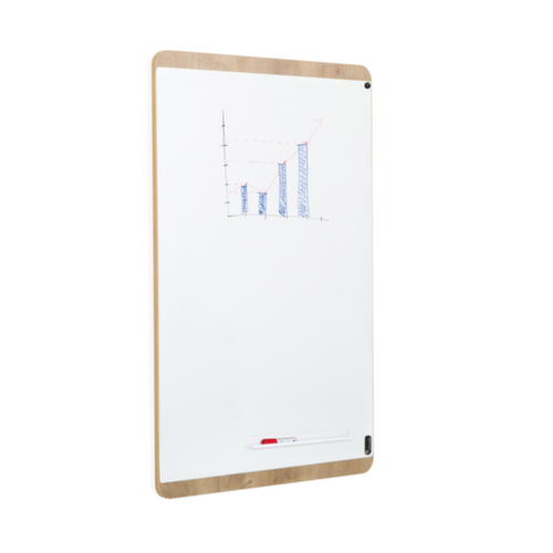 Rocada whiteboard op houten dragers
