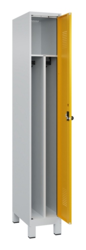 C+P Zwart-wit locker Evolo PLUS met voeten