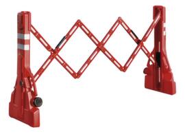 PROCITY Schaarhekpaal H 1100 mmvan rood/wit pvc