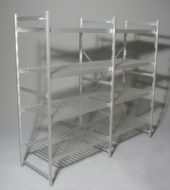 Rayonnage sans boulons pour secteurs hygiéniques