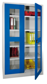 PAVOY Armoire à portes vitrées Basis