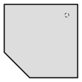 Gera Angle de liaison Pro90°carréen différents coloris