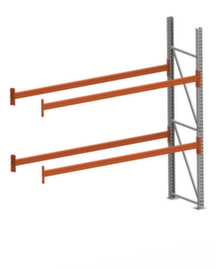 META Rayonnage à palettes MULTIPAL pour 6 palettes, largeur 2785 mm, 3 niveaux de stockage