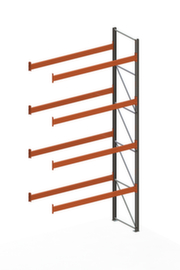 META Rayonnage à palettes MULTIPAL pour 15 palettes, largeur 2785 mm, 5 niveaux de stockage