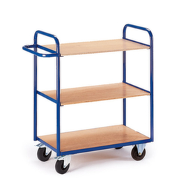 Rollcart Chariot à étagères avec 3 plateaux