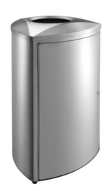 Poubelle en acier inoxydable70 lHxlxP 860x515x520 mmcorps mat