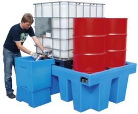 Bac de rétention avec caillebotis