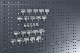 bott Assortiment de supports pour parois perforées