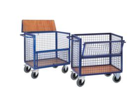 Rollcart Chariot conteneur avec parois grillagées