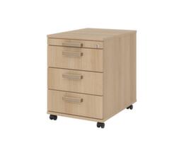 Caisson mobile Up and Down, 3 tiroir(s), chêne/chêne