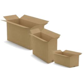 Carton d'expédition plat marron