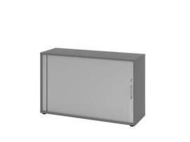 Armoire à rideaux transversaux