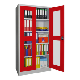 PAVOY Armoire à portes vitrées Basis