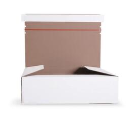 Caisse carton pliante commerce électronique avec hauteur variable