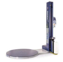 Banderoleuse de palettes avec plateau tournant